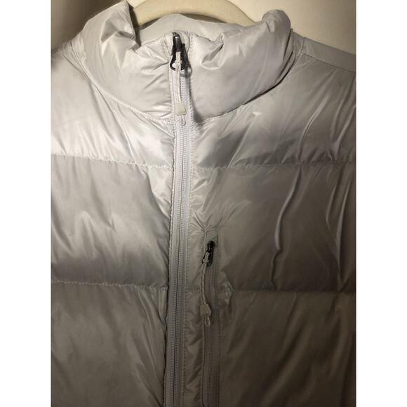 Eddie Bauer Womens L 650 Down Packable Lightweight Jacket Puffer Coat Silver - Picture 4 of 10